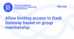 Allow limiting access to Dask Gateway based on group membership
