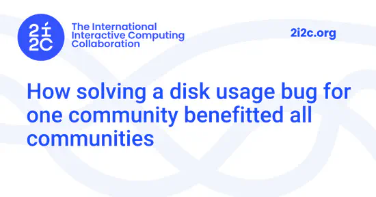 How solving a disk usage bug for one community benefitted all communities